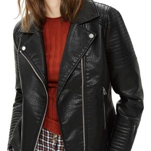 TOPSHOP Rosa Biker Jacket (size 6)